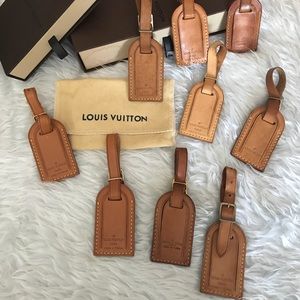 Authentic luggage tags..